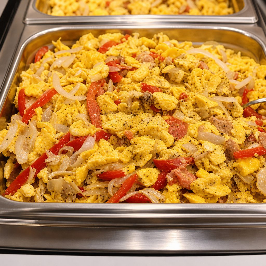 Ackee & Saltfish with Rice & Peas Cabbage and Plantains Served Daily.